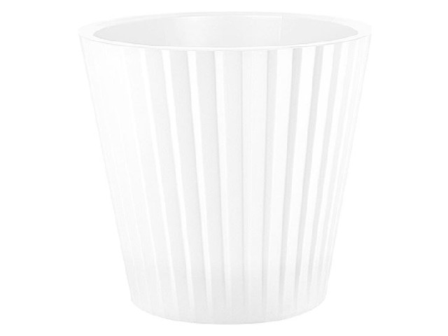 Горшок для цветов InGreen Sand Orchid  D160мм, 2л c дренажной вставкой белый жемчуг